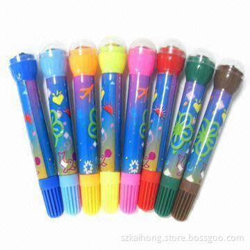 Roller Stamp Marker Pen with Water-based Ink, 11.2cm Length and 1.5cm Diameter, Made of PP